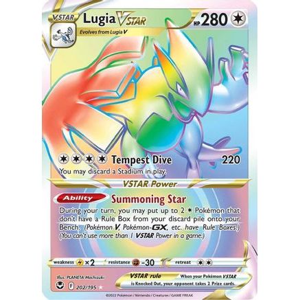 Lugia VSTAR (Secret) (202) 202/195 - SWSH12 Silver Tempest Holofoil