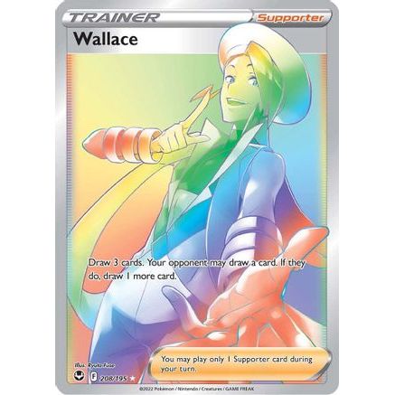 Wallace (Secret) 208/195 - SWSH12 Silver Tempest Holofoil