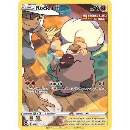 Rockruff TG07/30 - SWSH12 Silver Tempest Trainer Gallery Holofoil