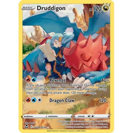 Druddigon TG09/30 - SWSH12 Silver Tempest Trainer Gallery Holofoil