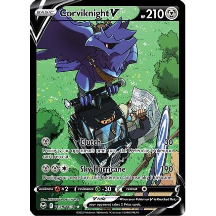 Corviknight V TG18/30 - SWSH12 Silver Tempest Trainer Gallery Holofoil