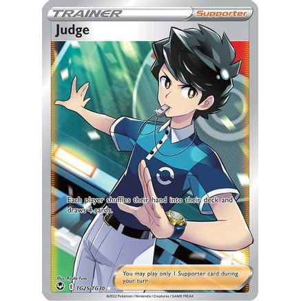 Judge TG25/30 - SWSH12 Silver Tempest Trainer Gallery Holofoil