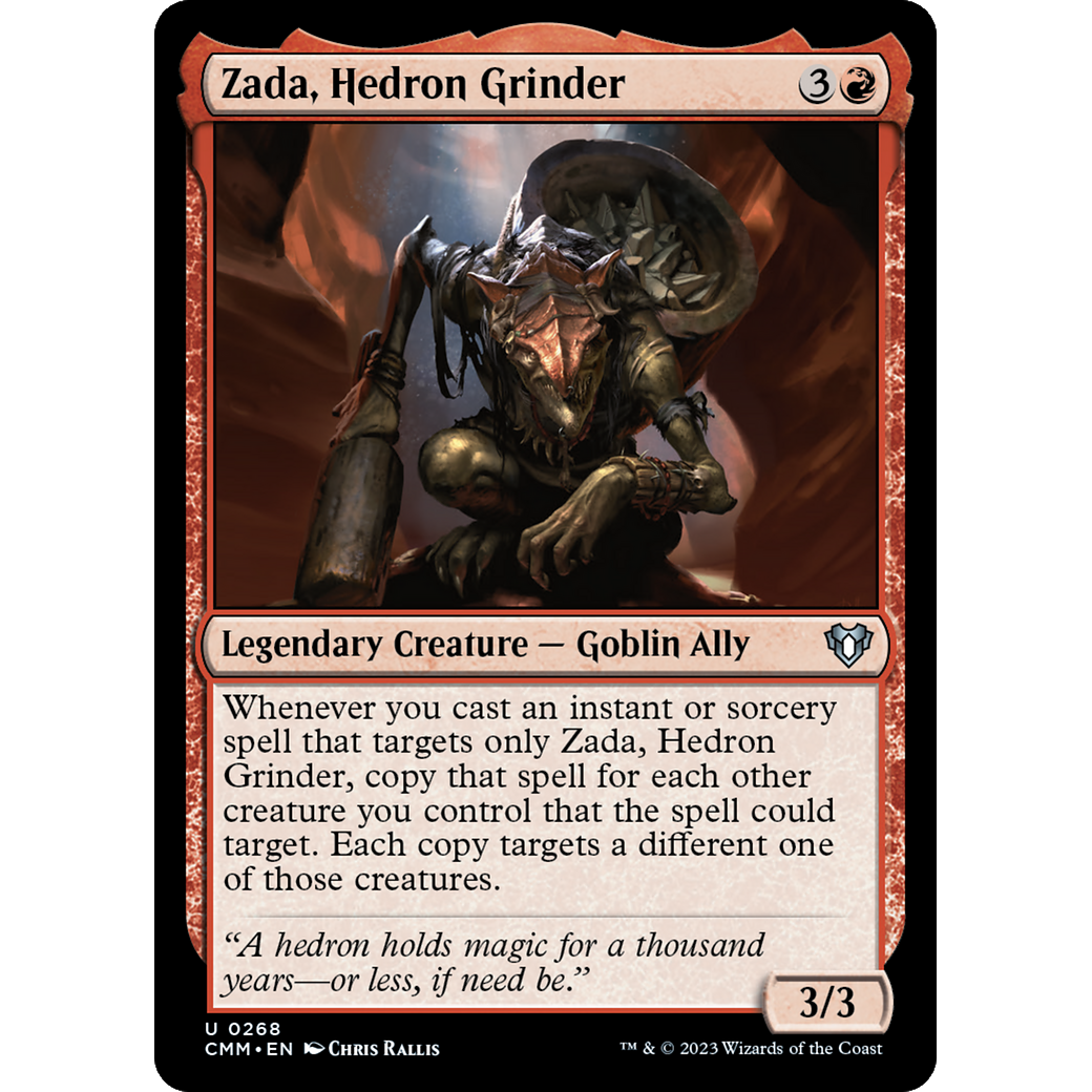 Zada, Hedron Grinder (CMM-268) - Commander Masters Foil