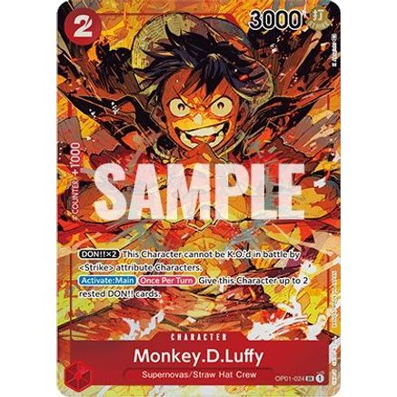 Monkey.D.Luffy (024) (Parallel) (OP01-024) - Romance Dawn Foil
