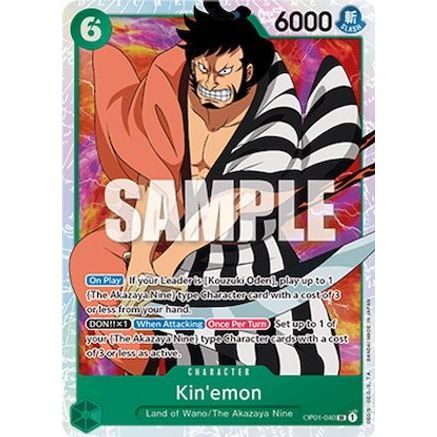 Kin'emon (OP01-040) - Romance Dawn Foil