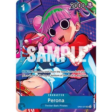 Perona (Box Topper) (OP01-077) - Romance Dawn Foil