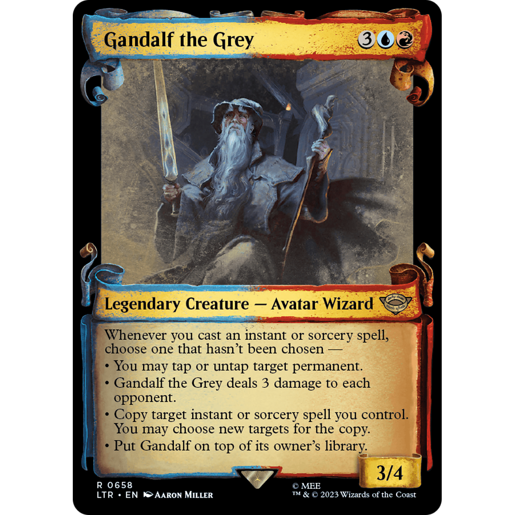 Gandalf the Grey (LTR-658) - The Lord of the Rings: Tales of Middle-earth: (Showcase) Foil