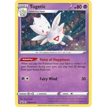 Togetic - SWSH276 SWSH276/307 - SWSH Sword & Shield Promo Cards Holofoil