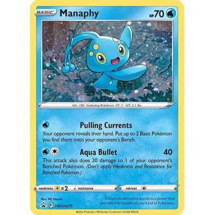 Manaphy - SWSH275 SWSH275/307 - SWSH Sword & Shield Promo Cards Holofoil