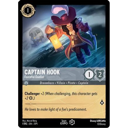 Captain Hook - Forceful Duelist (7) - D23 Promos Holofoil