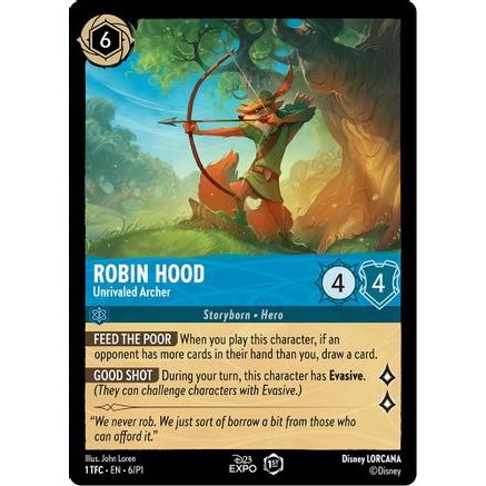 Robin Hood - Unrivaled Archer (6) - D23 Promos Holofoil
