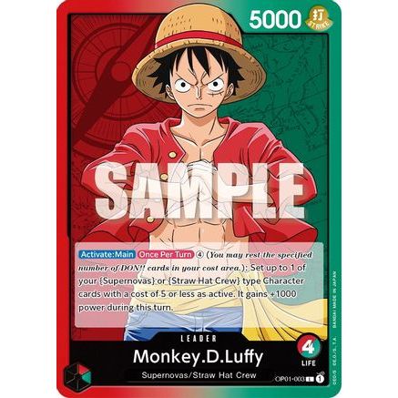 Monkey.D.Luffy (003) (OP01-003) - Romance Dawn