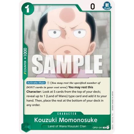 Kouzuki Momonosuke (OP01-041) - Romance Dawn Foil
