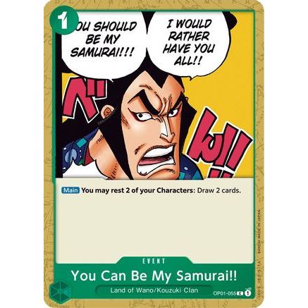 You Can Be My Samurai!! (OP01-055) - Romance Dawn