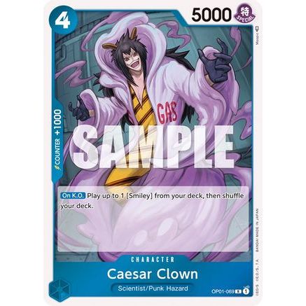 Caesar Clown (OP01-069) - Romance Dawn Foil