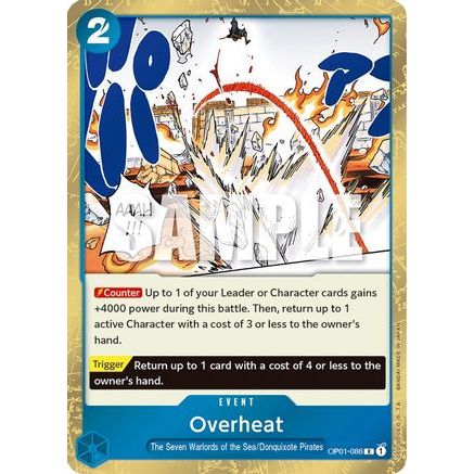 Overheat (OP01-086) - Romance Dawn Foil