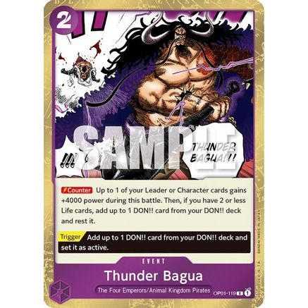 Thunder Bagua (OP01-119) - Romance Dawn Foil