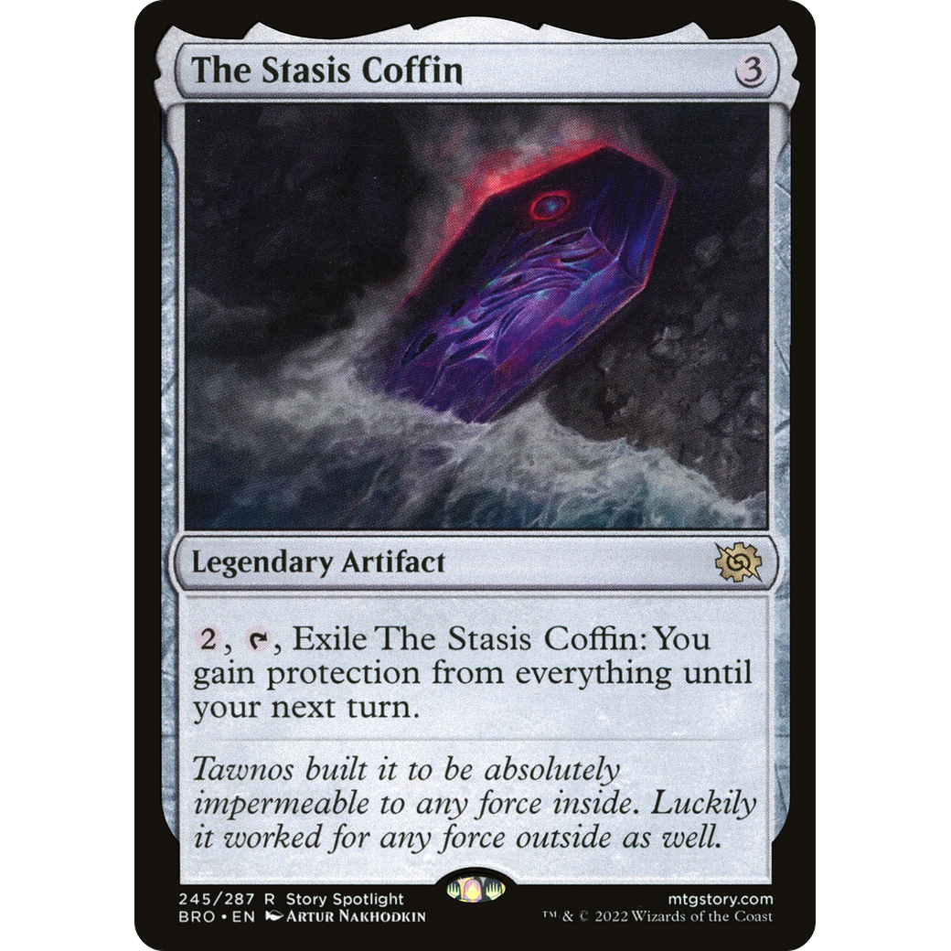 The Stasis Coffin (BRO-245) - The Brothers' War Foil