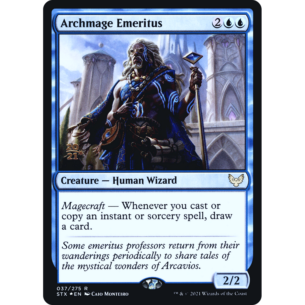 Archmage Emeritus (PRE-037) - Strixhaven: School of Mages Promos Foil