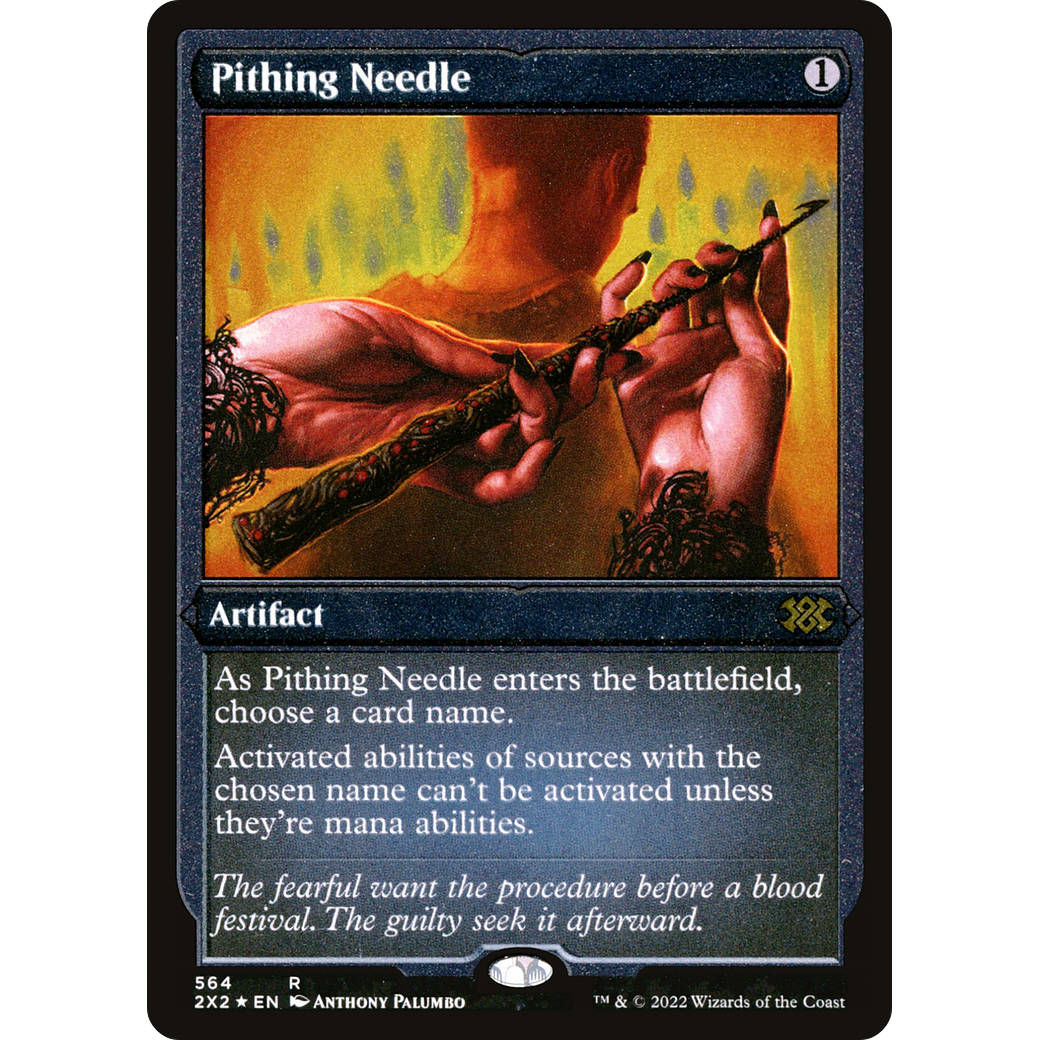 Pithing Needle (Foil Etched) (2X2-564) - Double Masters 2022 Foil