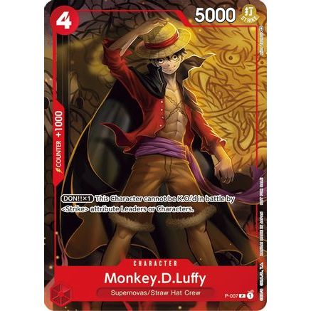 Monkey.D.Luffy - P-007 (Tournament Pack Vol. 1) (P-007) - One Piece Promotion Cards