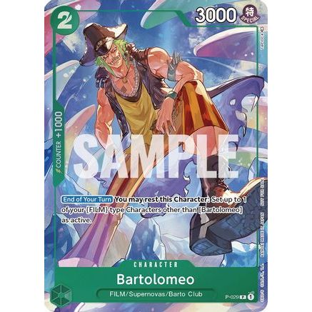 Bartolomeo (Event Pack Vol. 1) (P-029) - One Piece Promotion Cards Foil