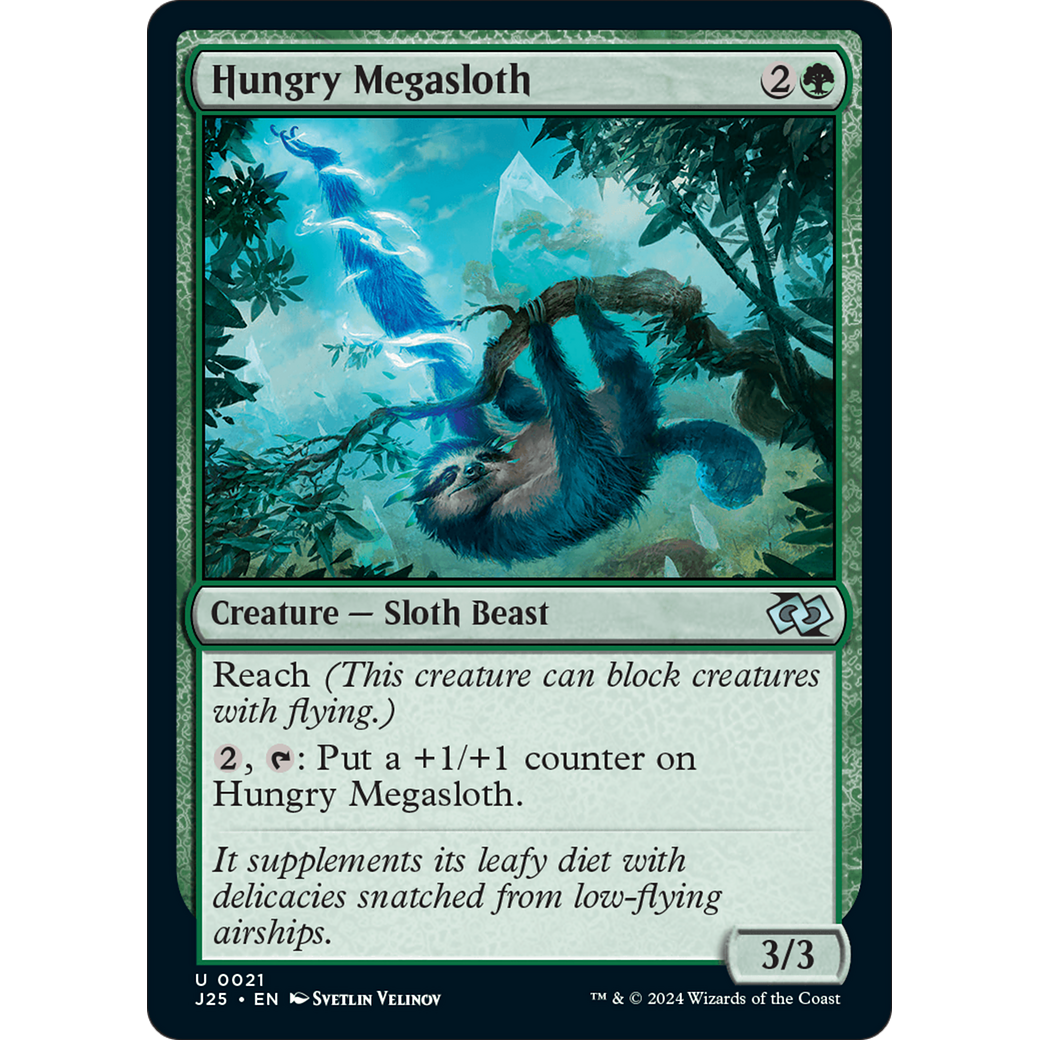 Hungry Megasloth (J25-021) - Foundations Jumpstart
