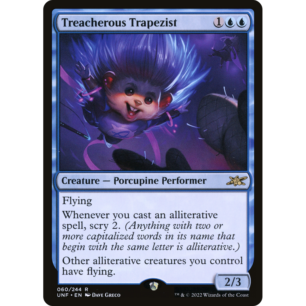 Treacherous Trapezist (UNF-060) - Unfinity