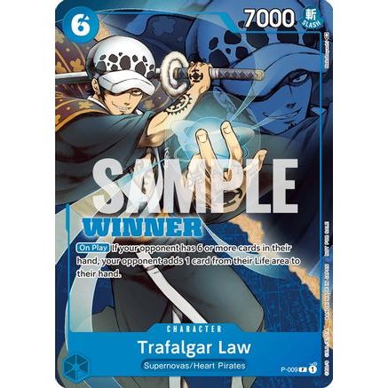 Trafalgar Law - P-009 (Winner Pack Vol. 1) (P-009) - One Piece Promotion Cards