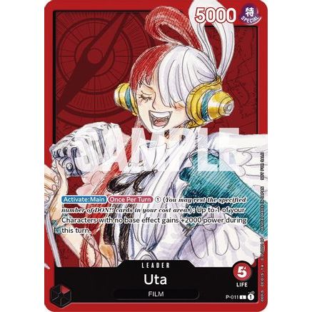 Uta (One Piece Film Red) (P-011) - One Piece Promotion Cards