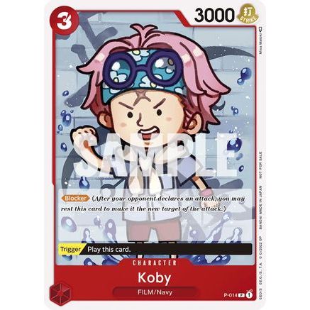 Koby (One Piece Film Red) (P-014) - One Piece Promotion Cards