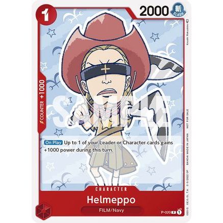 Helmeppo (One Piece Film Red) (P-020) - One Piece Promotion Cards