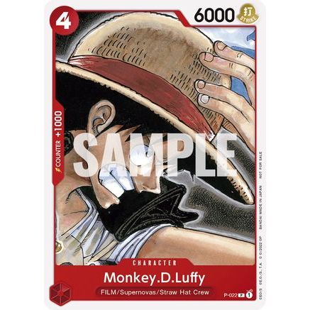 Monkey.D.Luffy (One Piece Film Red) (P-022) - One Piece Promotion Cards