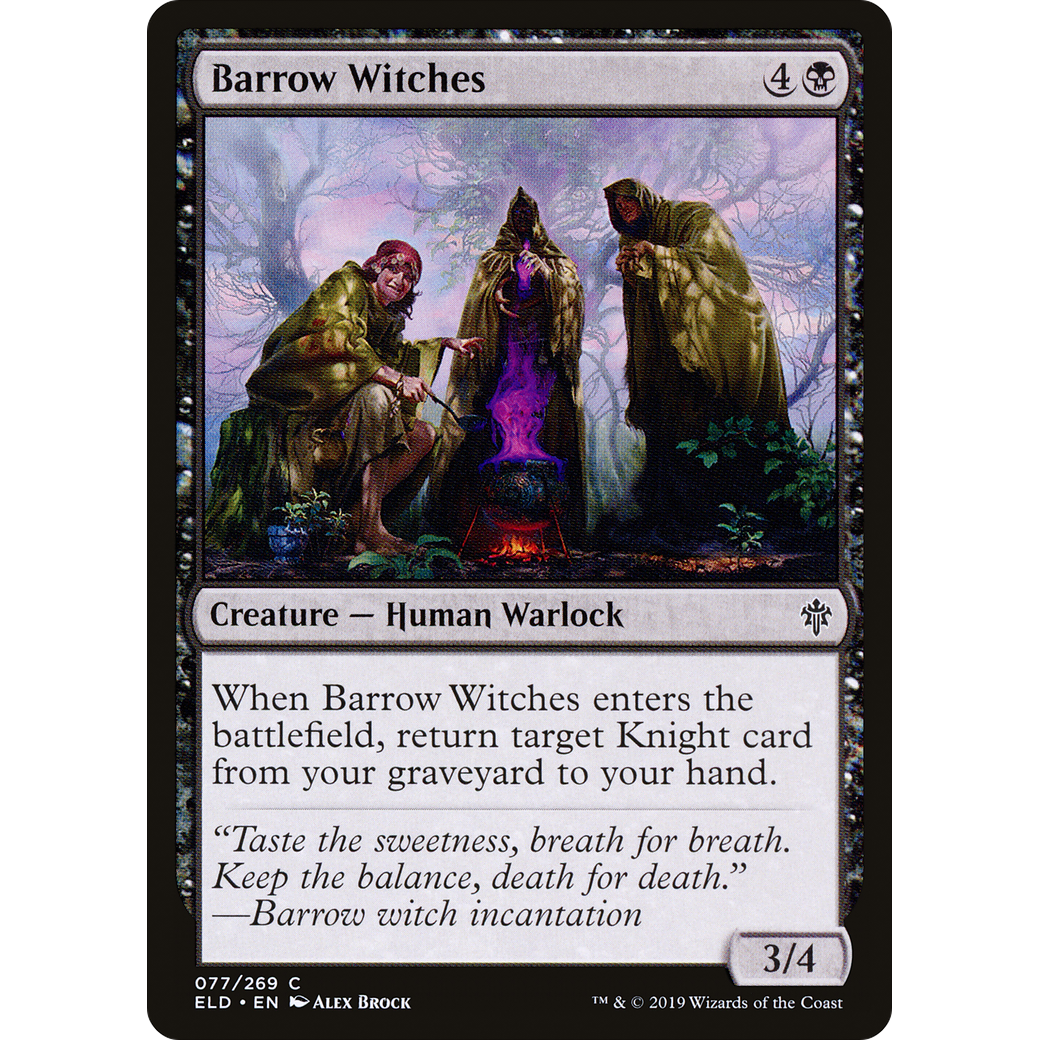 Barrow Witches (ELD-077) - Throne of Eldraine Foil
