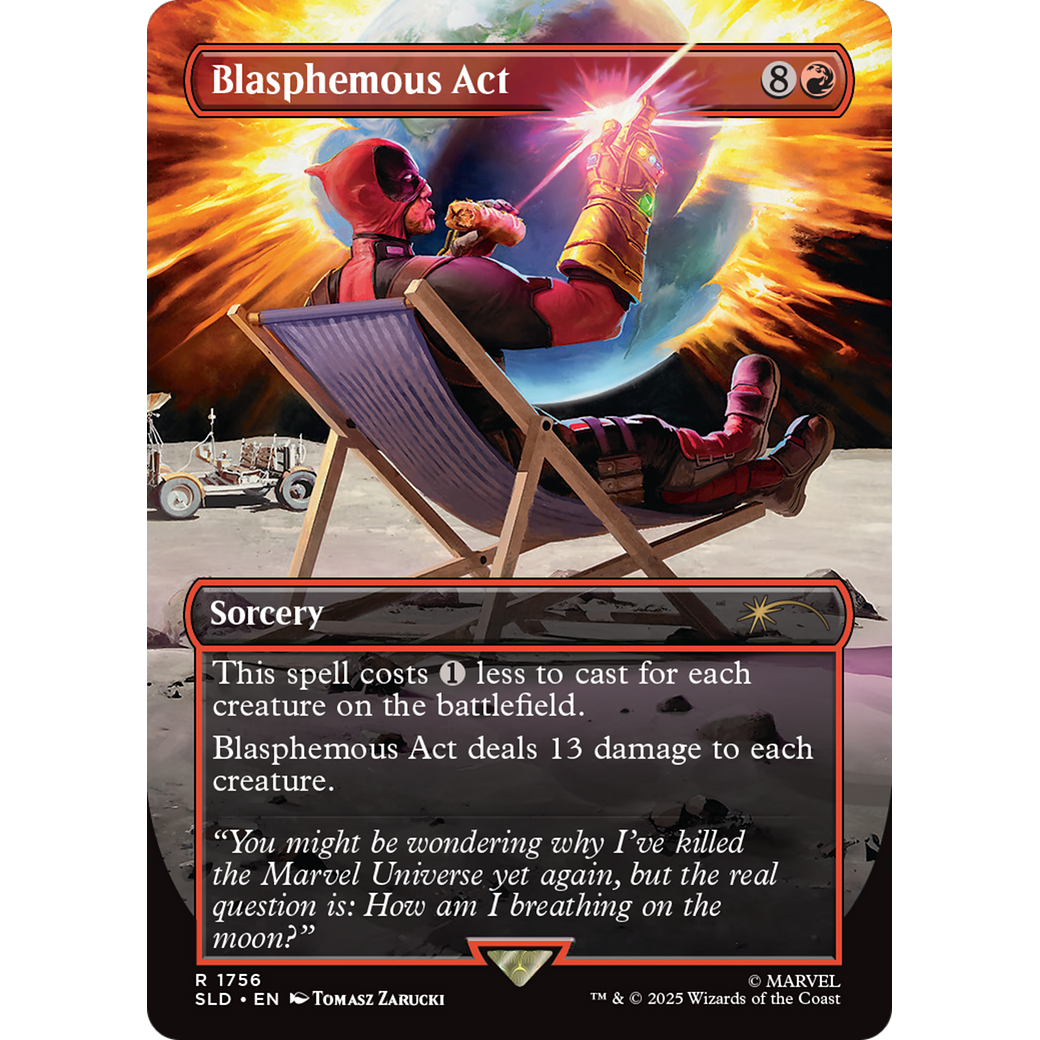 Blasphemous Act (1756) (SLD-1756) - Secret Lair Drop (Borderless)
