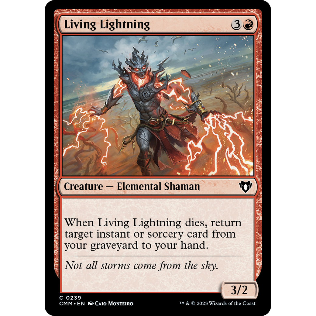 Living Lightning (CMM-239) - Commander Masters Foil
