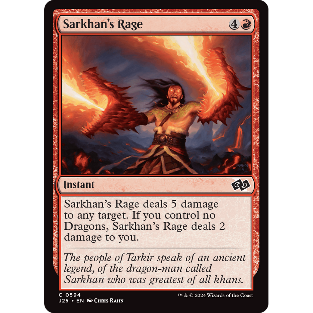 Sarkhan's Rage (J25-594) - Foundations Jumpstart