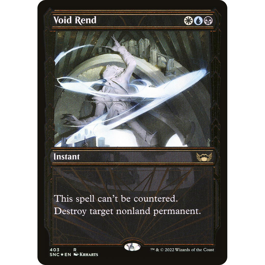 Void Rend (Gilded Foil) (SNC-403) - Streets of New Capenna: (Showcase) Foil