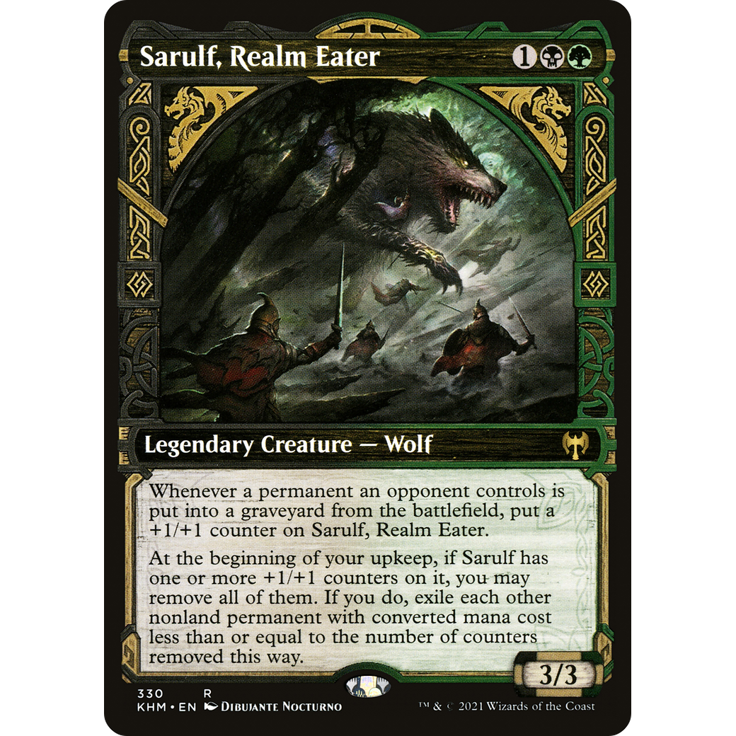 Sarulf, Realm Eater (Showcase) (KHM-330) - Kaldheim: (Showcase)