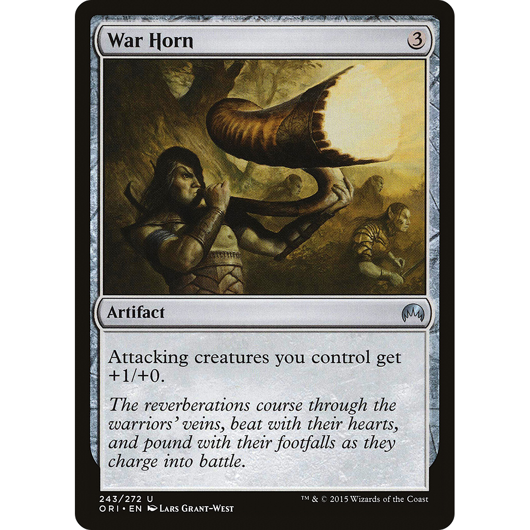 War Horn (ORI-243) - Magic Origins Foil