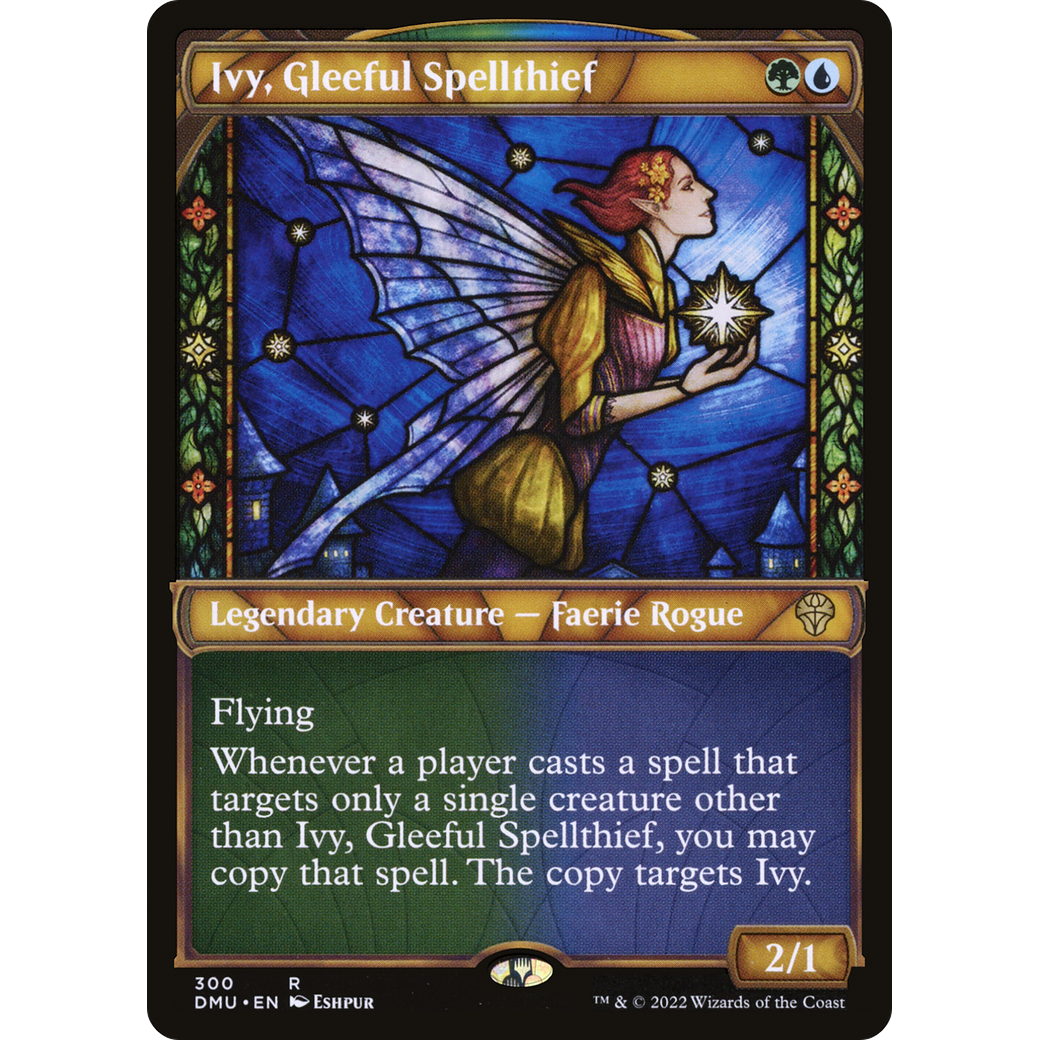 Ivy, Gleeful Spellthief (Showcase) (DMU-300) - Dominaria United: (Showcase) Foil