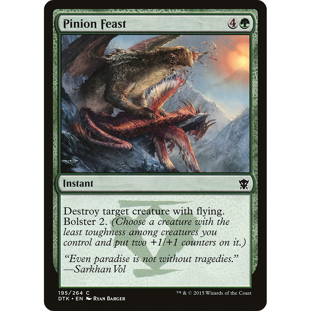 Pinion Feast (DTK-195) - Dragons of Tarkir Foil