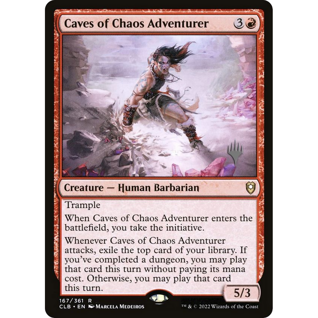 Caves of Chaos Adventurer (PPLCI-167P) - Battle for Baldur's Gate Promos Foil