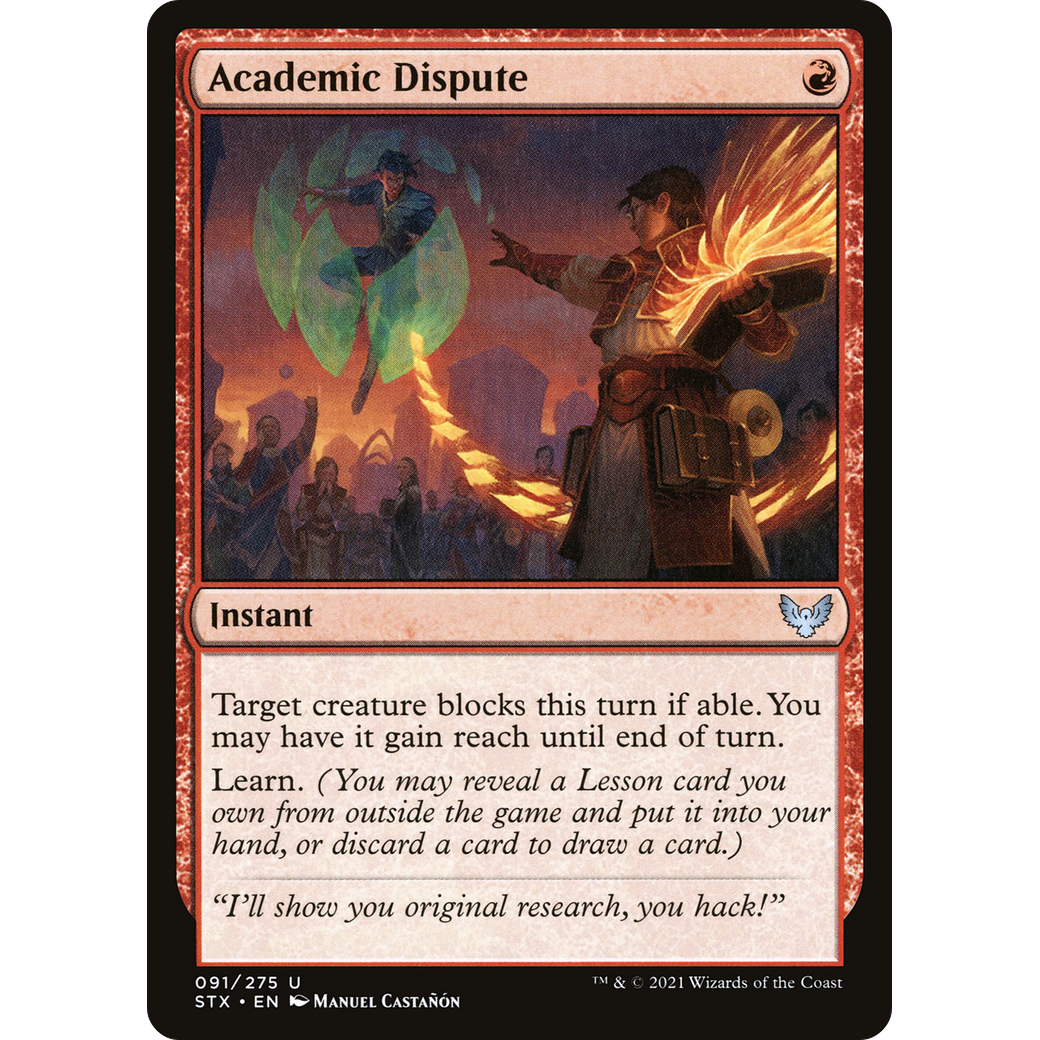 Academic Dispute (STX-091) - Strixhaven: School of Mages Foil