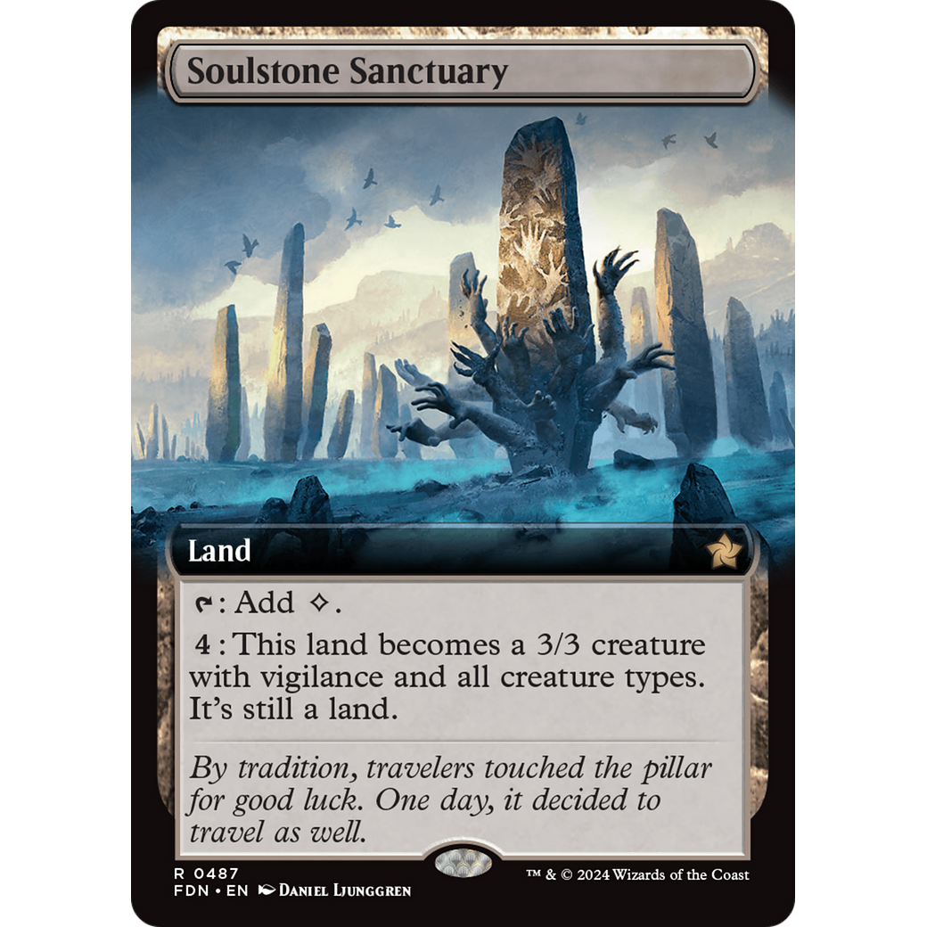 Soulstone Sanctuary (FDN-487) - Foundations: (Extended Art) Foil