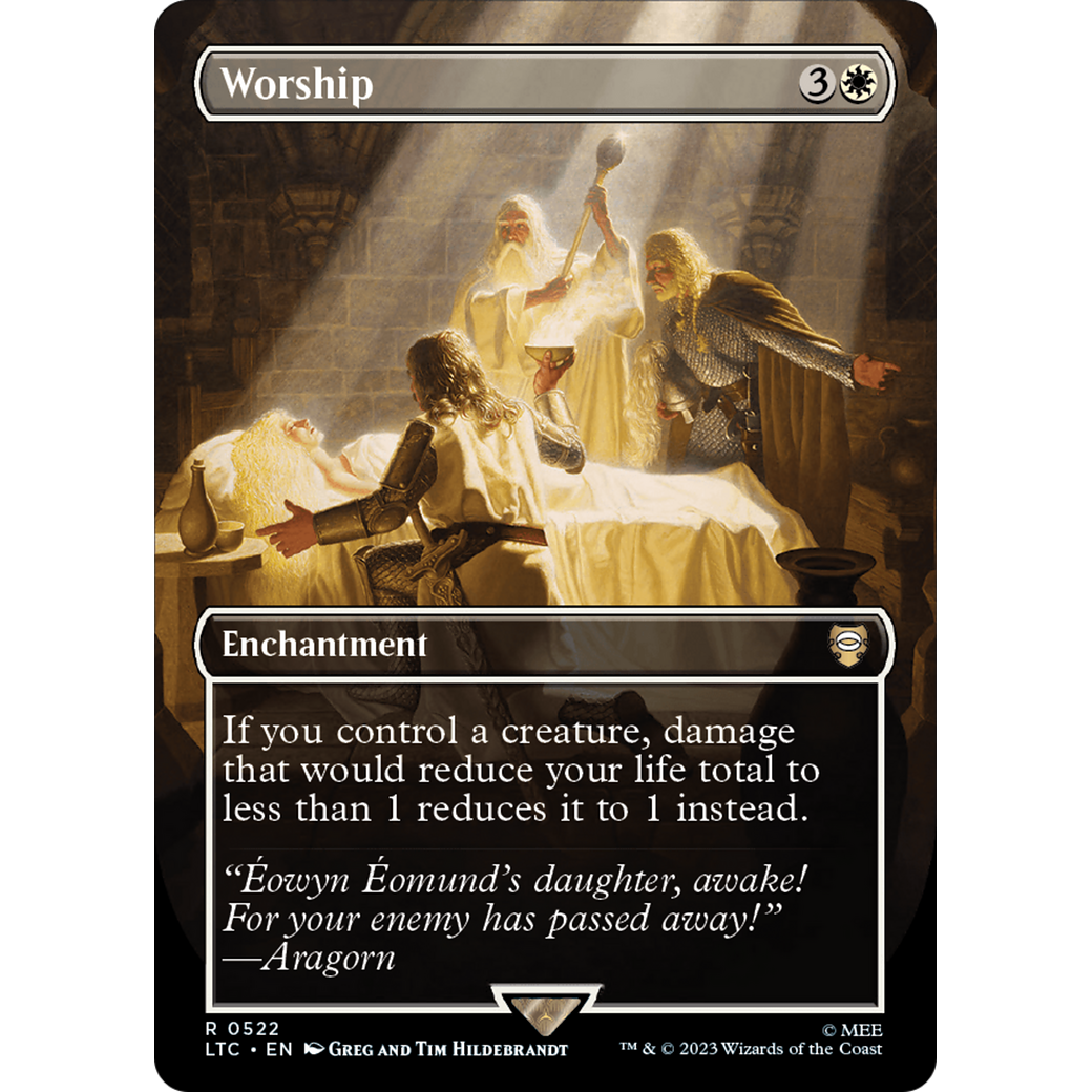 Worship (LTC-522) - Tales of Middle-earth Commander (Borderless)