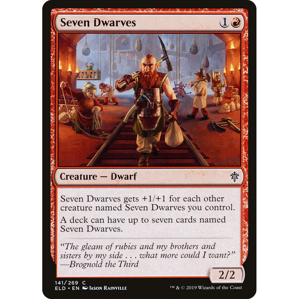 Seven Dwarves (ELD-141) - Throne of Eldraine