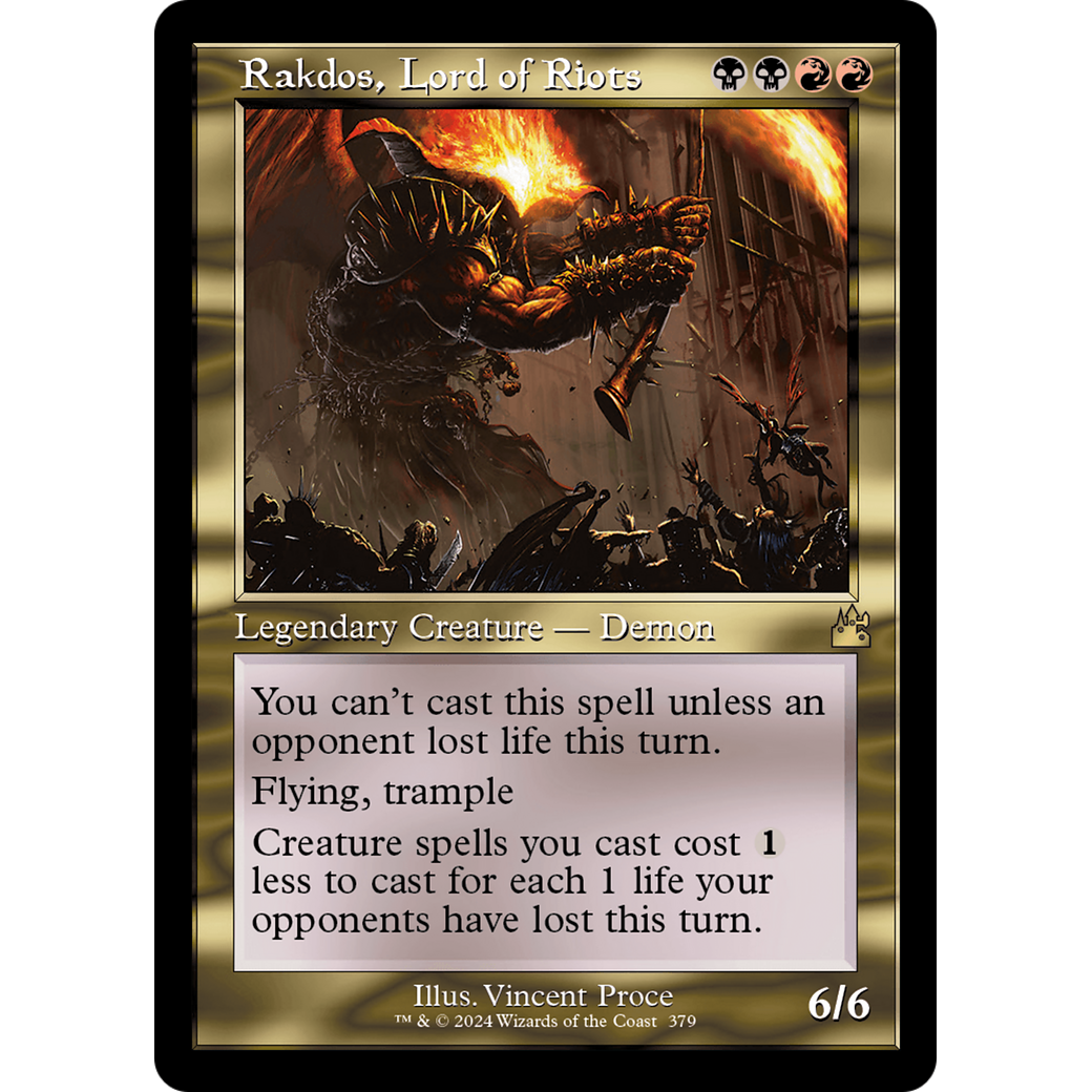 Rakdos, Lord of Riots (RVR-379) - Ravnica Remastered Foil