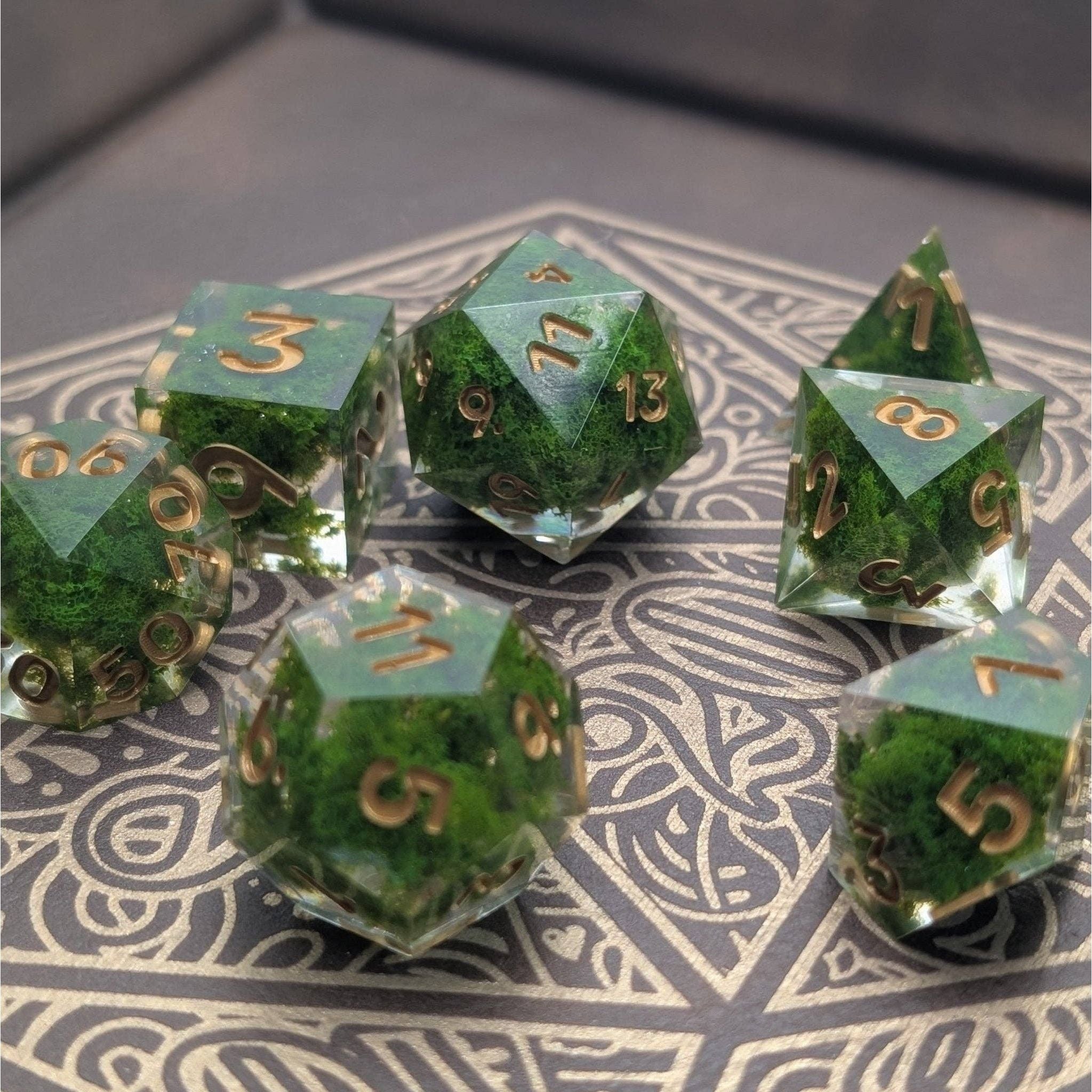 Druid’s Pact - 7 Piece Luxury D&D Dice Set