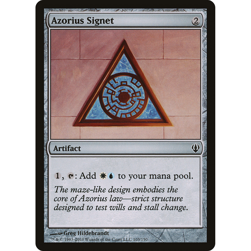 Azorius Signet (ARC-103) - Archenemy